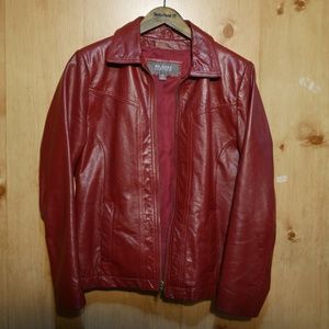 Wilson Vintage Red Leather Jacket